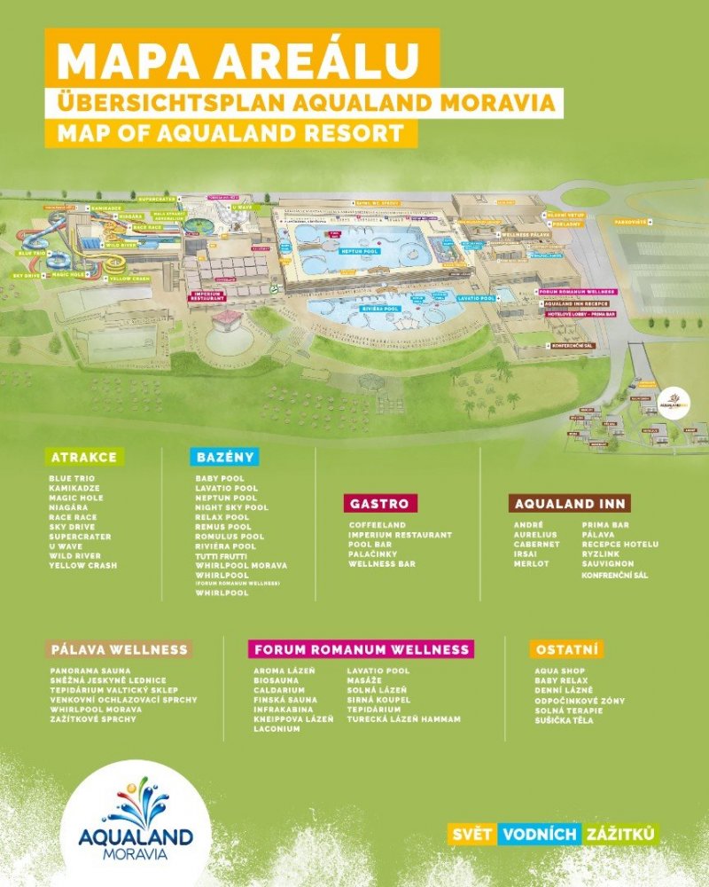 Mapa areálu