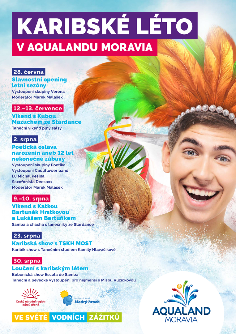 KARIBISCHER SOMMER IN AQUALAND MORAVIA 2025